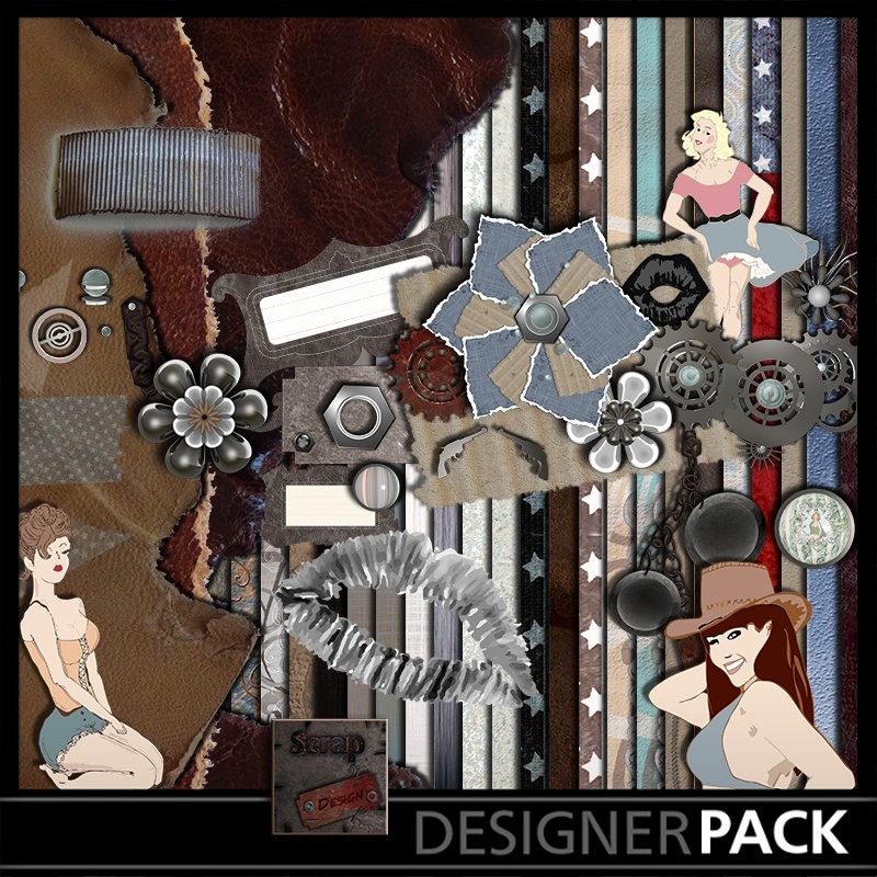 Pin Up Bundle Digital Bundles Scrap'n'Design 6,95 €