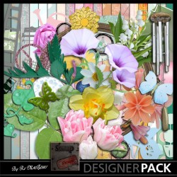 Dites le avec des Fleurs XXL Digital Bundles Scrap'n'Design 11,90 €