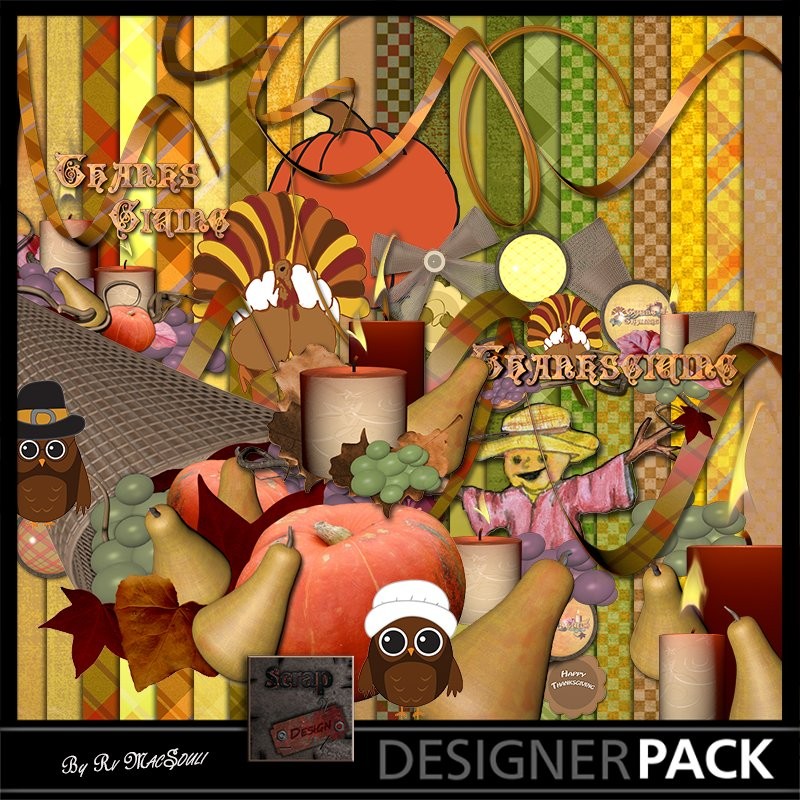 Bundle Thanksgiving 01 Digital Bundles Scrap'n'Design 4,25 €