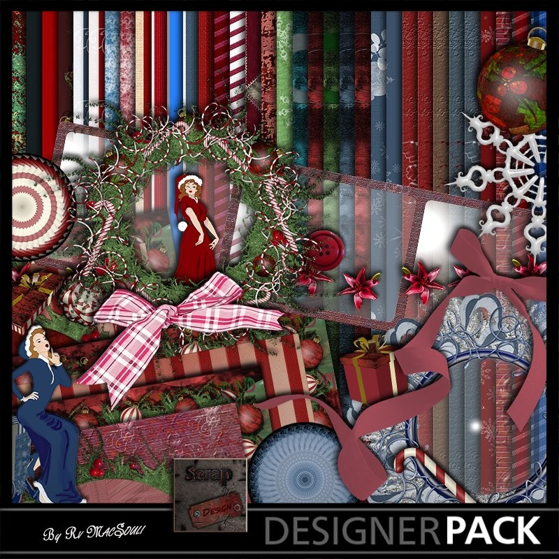 CHristmas XXL 02 Scrap'n'Design Digital Bundles 10,50 €