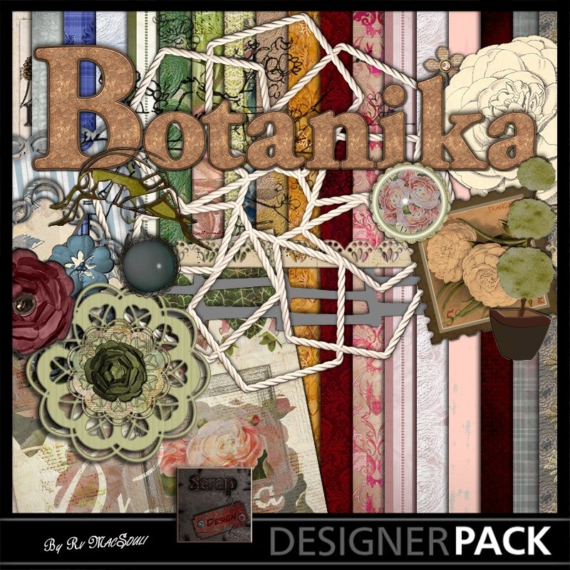 Botanika XXL1 Scrap'n'Design Digital Bundles 14,90 €