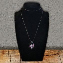 Pink Floating Necklace & Charms Scrap'n'Design Necklaces 14,00 €