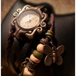Brown Bracelet Clock Watches & Watches-Pocket 15,00 €