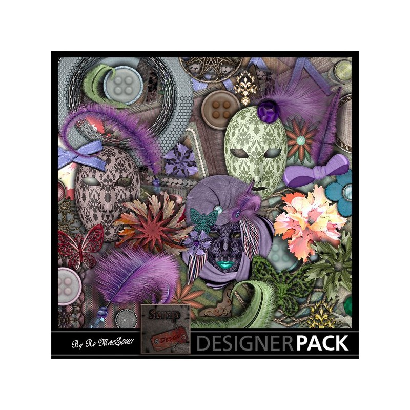 "A la Française" combo 01 Scrap'n'Design Digital Kits 4,49 €