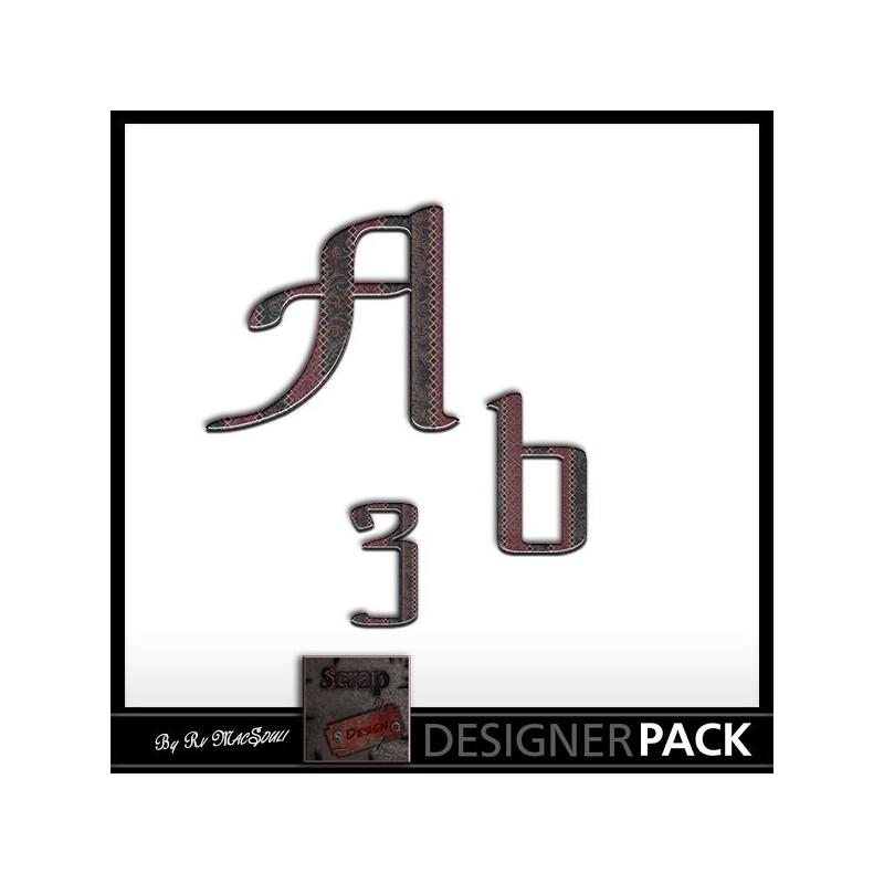 Alpha A la Française Monogrames Scrap'n'Design 0,99 €