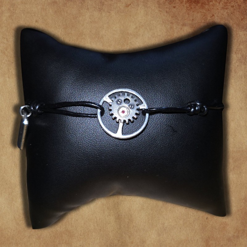 Steampunk leather cord bracelet Scrap'n'Design Bracelets 10,90 €