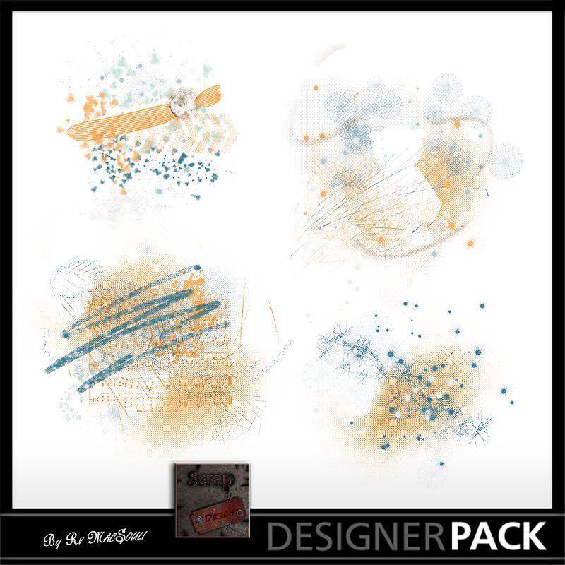 Overlays Under Rain Scrap'n'Design Overlays 1,70 €