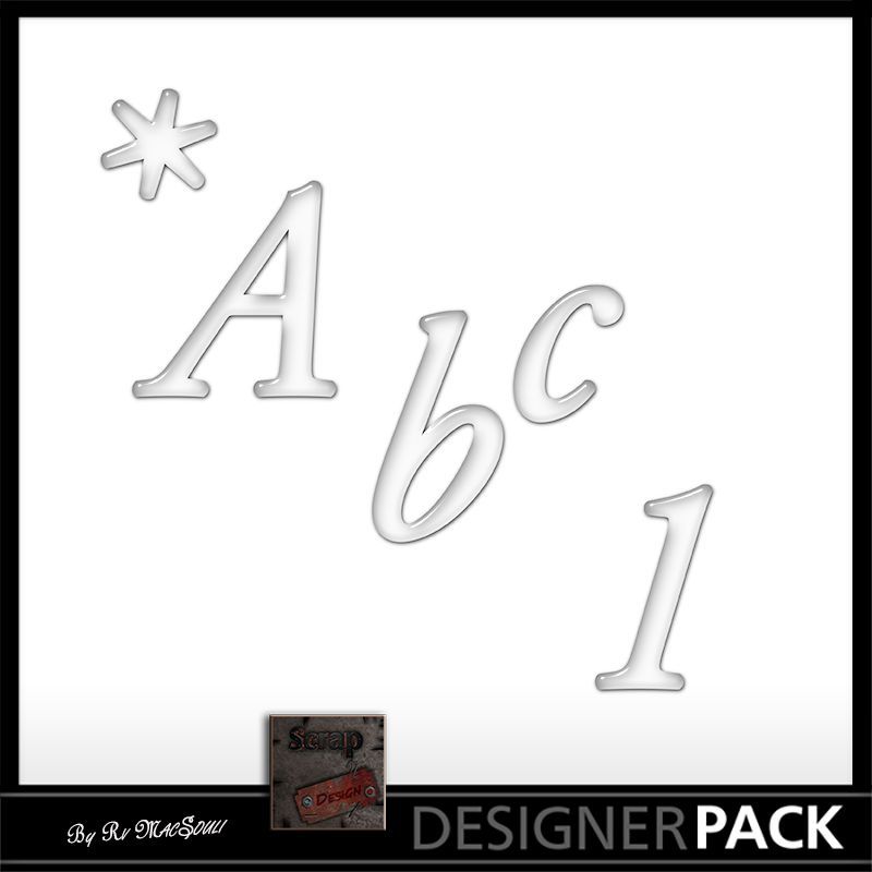 Monogrammes Sous la Pluie Monogrammes Scrap'n'Design 1,90 €