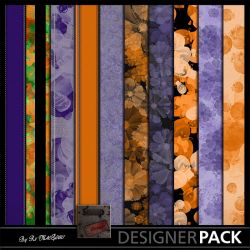 Halloween Orange et Violet Kits Digitaux Scrap'n'Design 1,99 €