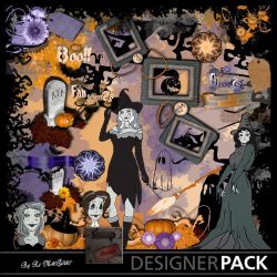 Halloween Pin Up Combo Scrap'n'Design Digital Kits 6,99 €