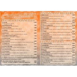 Flyers Pizzeria Autres Scrap'n'Design 50,00 €