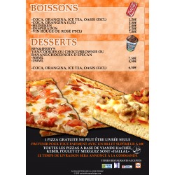 Flyers Pizzeria Autres Scrap'n'Design 50,00 €