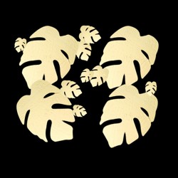 Monstera Leaves Scrap'n'Design Tag - paper cut-stickers 1,50 €